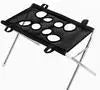 Foldable Pet Grooming Table Adjustable Dog Cat Hair Brushing Bath Stand Multi-Hole Non-Slip Portable Grooming Platform