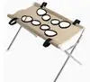 Foldable Pet Grooming Table Adjustable Dog Cat Hair Brushing Bath Stand Multi-Hole Non-Slip Portable Grooming Platform